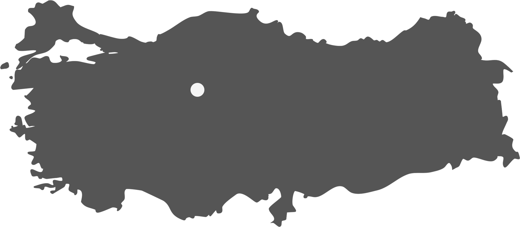 Карта турции черно белая