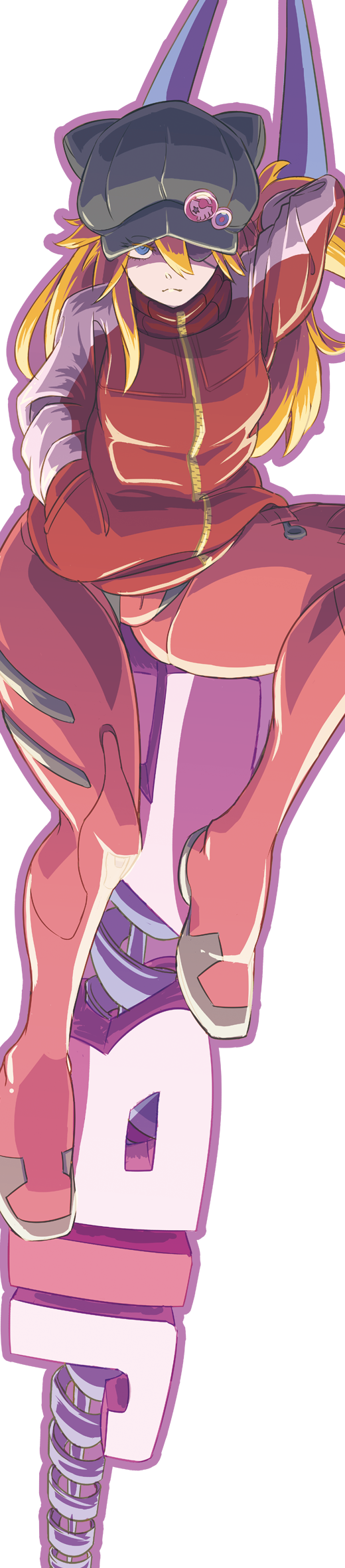 Shikinami Asuka Langley And Souryuu Asuka Langley Redo - Illustration (520x2362), Png Download