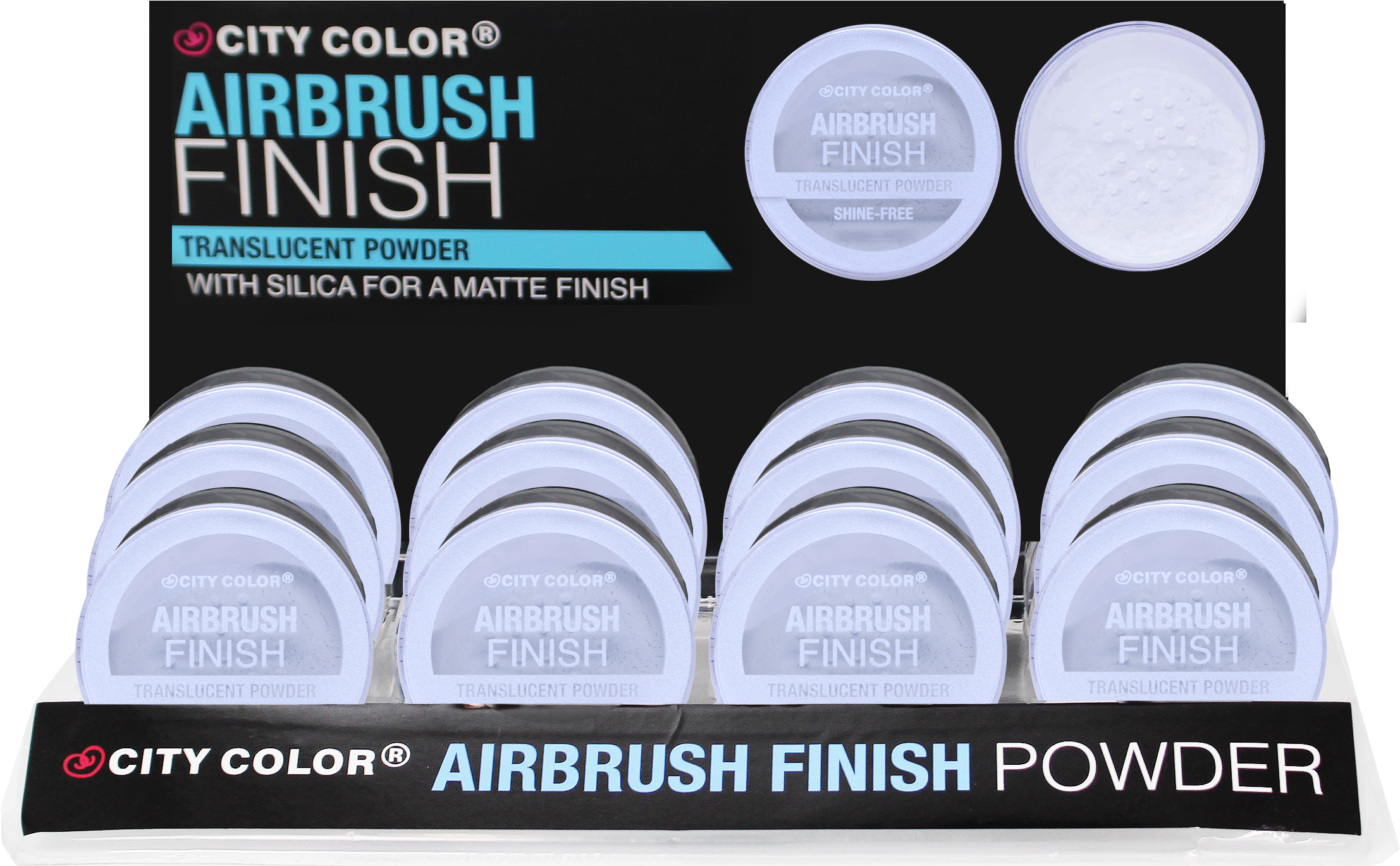 Airbrush Setting Powder - Face Powder (2372x1676), Png Download