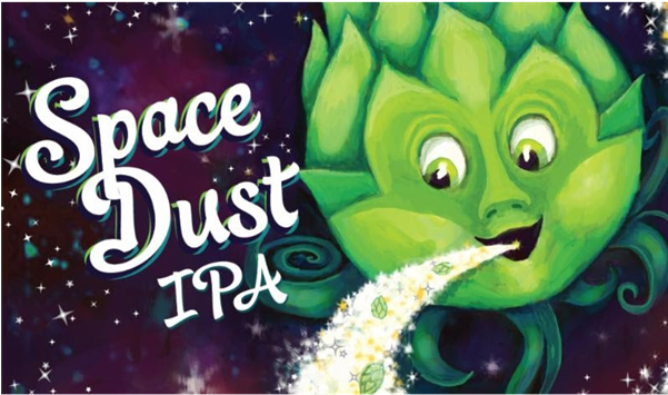 Space Dust Style - Elysian Space Dust Ipa (600x600), Png Download