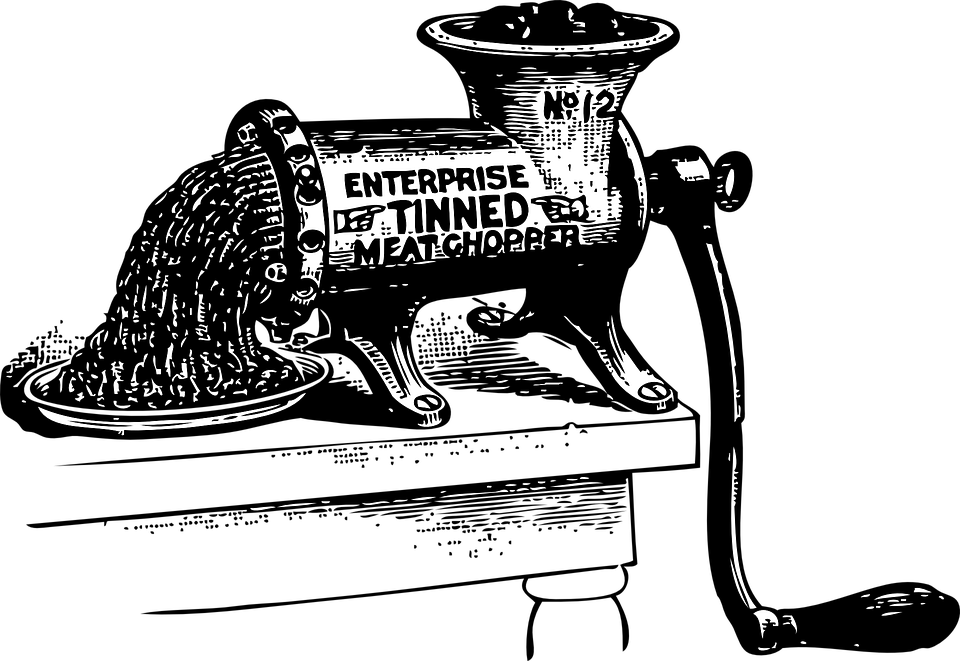 Sausage Clipart Meat - Meat Grinder Sweeney Todd (960x661), Png Download