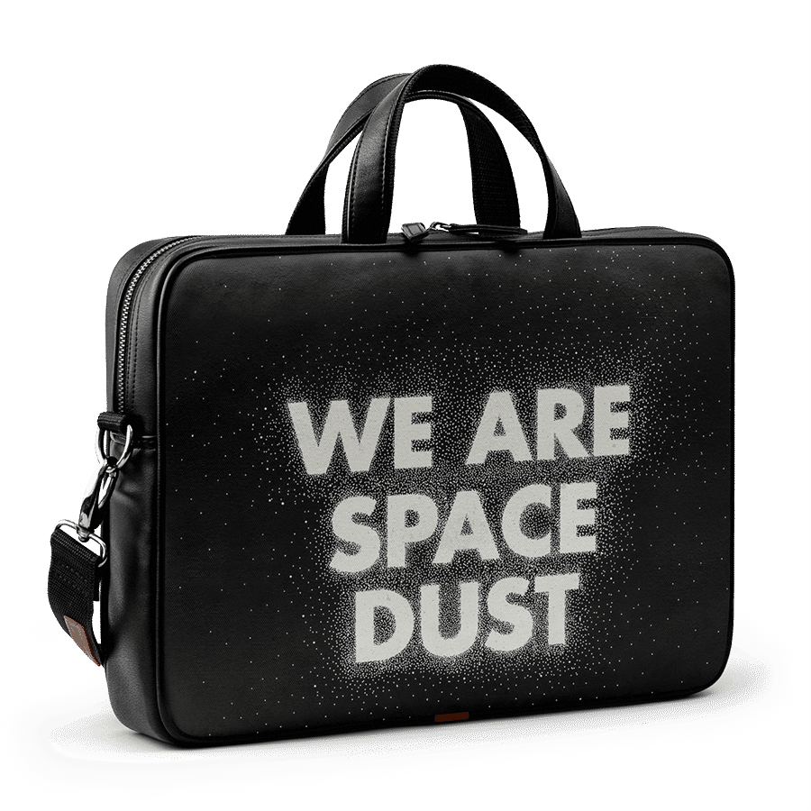 Dailyobjects We Are Space Dust City Compact Messenger - We Are Space Dust Metal Print By Joe Van Wetering (900x900), Png Download