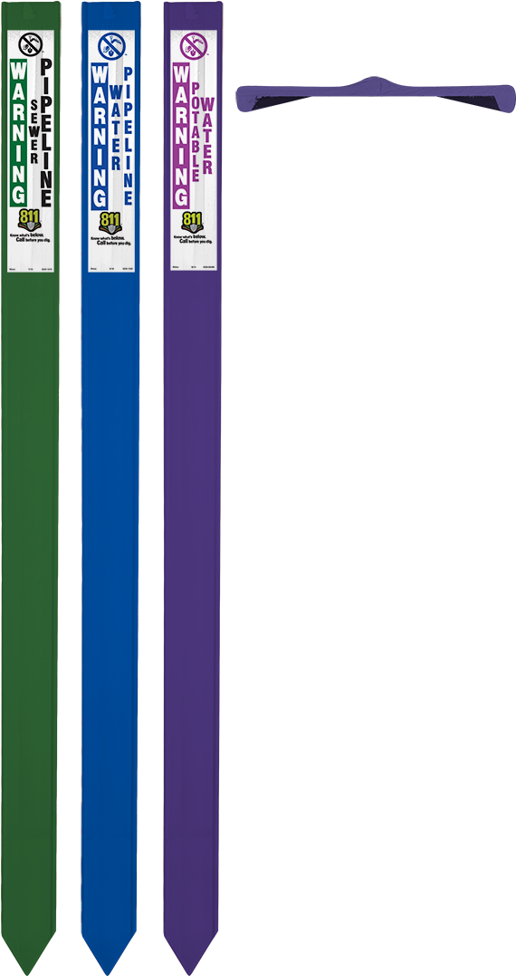 3-rail™ Fiberglass Post - Portable Network Graphics (600x1200), Png Download