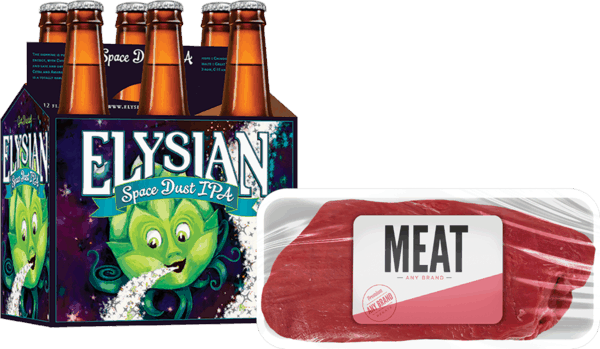 Elysian Space Dust Ipa - 6 Pack, 12 Fl Oz Bottles (600x349), Png Download