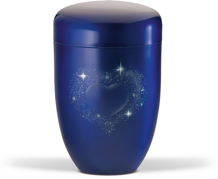 Stahlurne, Kobalt Blau, Airbrush, Herz - Perfume (720x720), Png Download