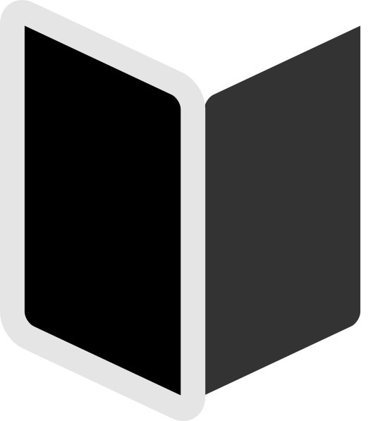 Black Book Clip Art At Clker - Display Device (546x597), Png Download