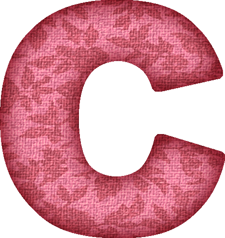 Etc > Presentations Etc Home > Alphabets > Themed Letters - C Pink Letter (456x483), Png Download