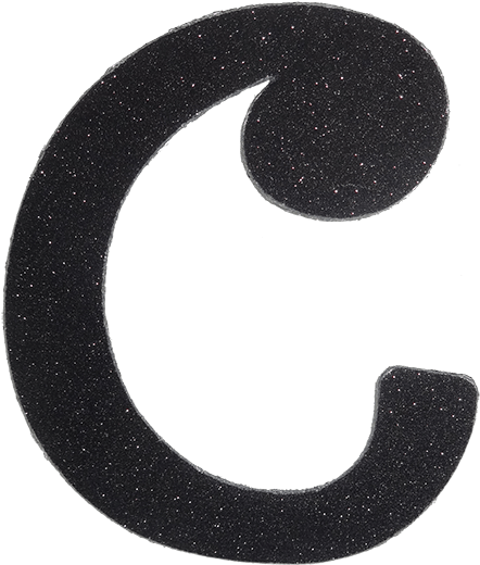 The Letter Black (600x600), Png Download