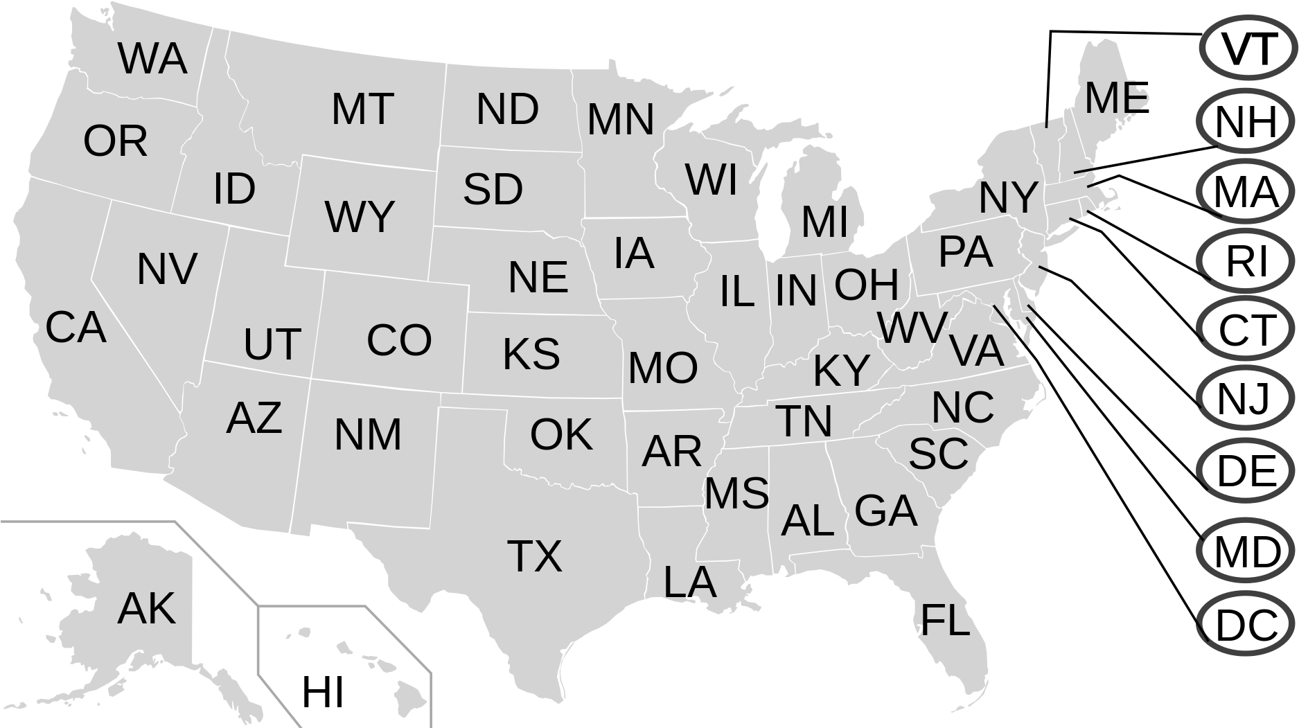 Аббревиатуры названия стран. Сокращения Штатов США. Карта Штатов США С аббревиатурами. Штаты США на карте сокращения. Сокращенные названия Штатов США.