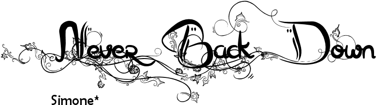 Download Scritta Tattoo Png - Scritta Never Back Down Tattoo PNG Image with No Background Download Scritta Tattoo Png - Scritta Never Back Down Tattoo PNG Image with No Background