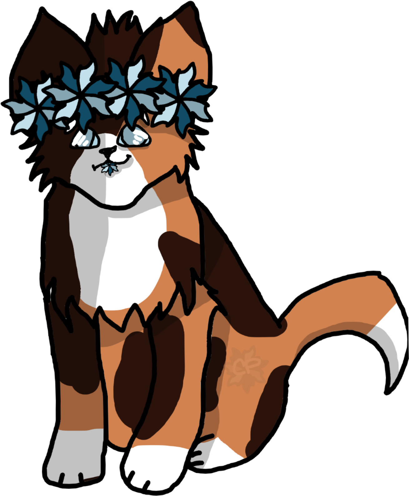 Snicker Eats A Leaf - Illustration (1750x1750), Png Download