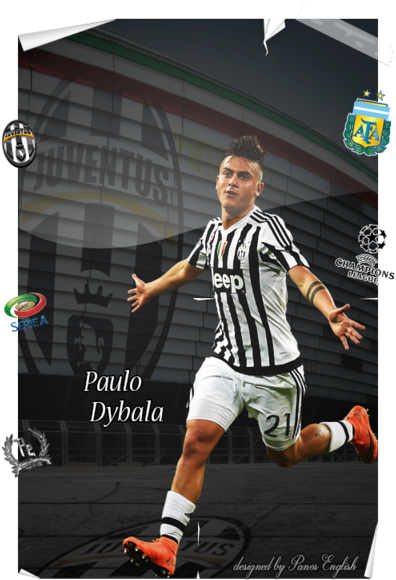 Paulo Dybala Poster By Panosenglish - Paulo Dybala Poster (400x600), Png Download