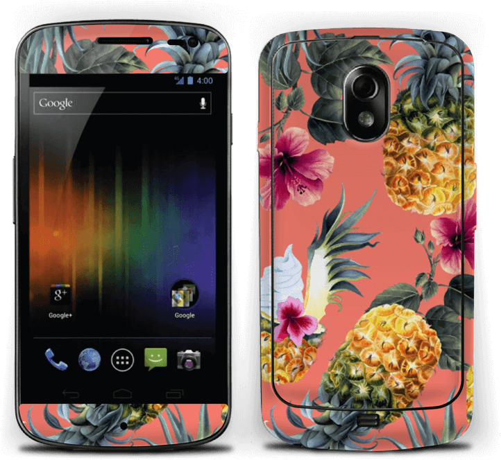 Piña Colada - Case-mate Pop Cover Samsung Galaxy White Nexus I9250 (800x747), Png Download