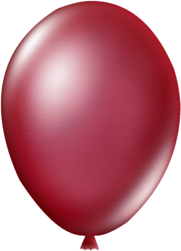 Aw Circus Balloon Red - Balloon (363x500), Png Download