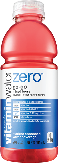 Vitamin Water Zero Orange (300x730), Png Download
