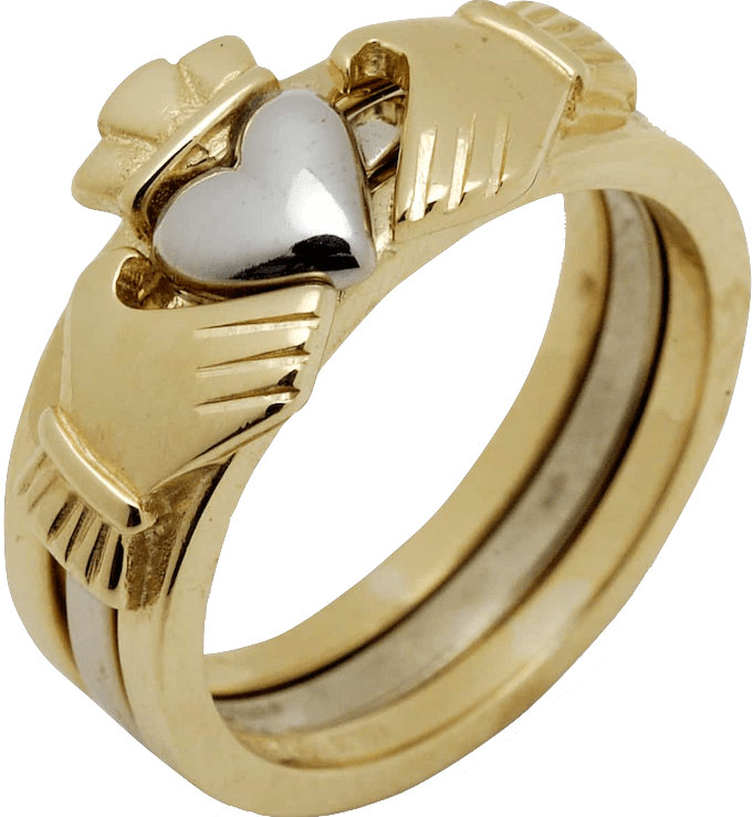 Love, Loyalty, Friendship - Claddagh Ring (681x739), Png Download
