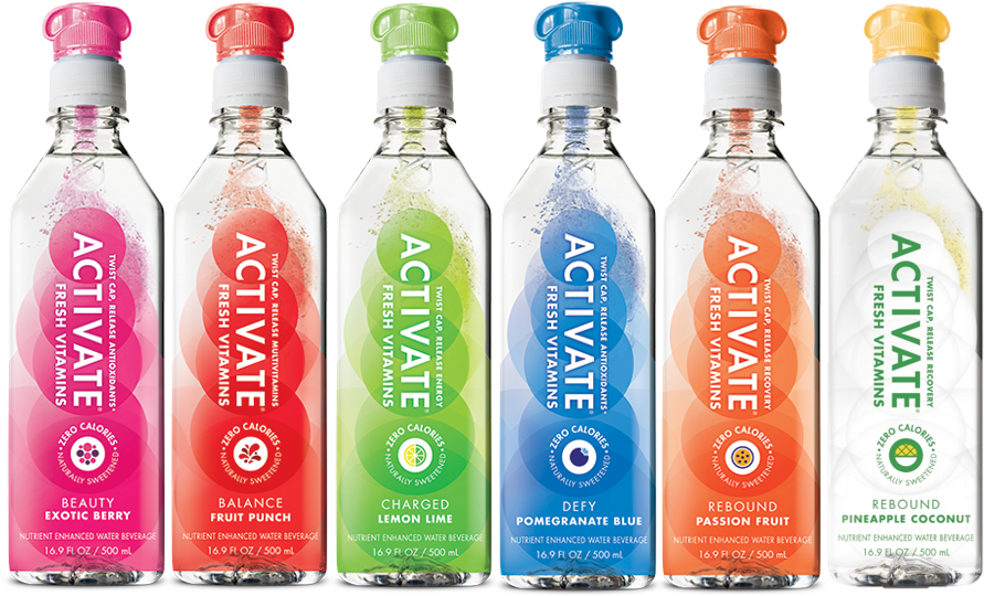30,000 Bottles Of Vitamin Water Were Just Donated To - Activate Antioxidant Water, Berry - 16.9 Fl Oz Bottle (893x557), Png Download