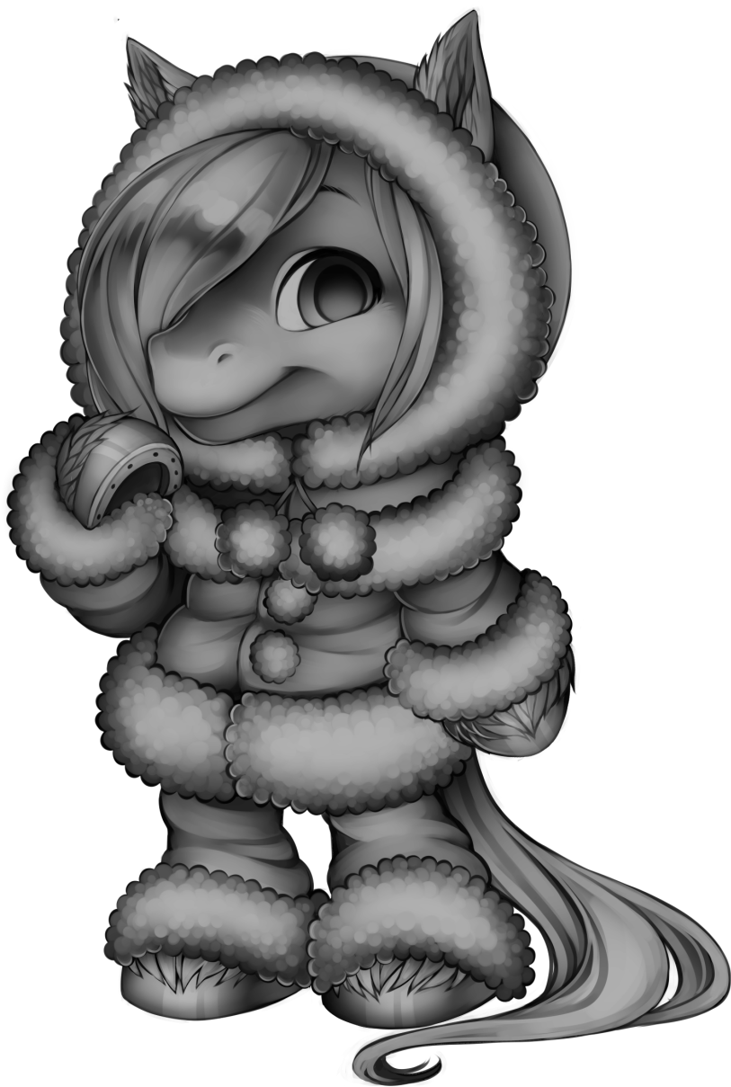 Furvilla Tigereye Peak Fluffy Coat Horse - Horse (971x1280), Png Download