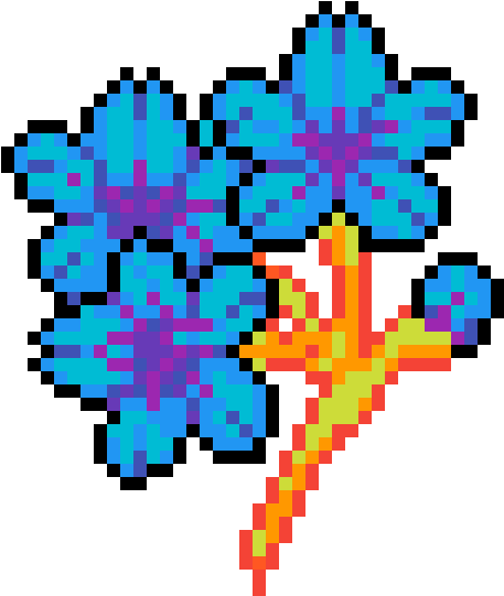 Water Flowers With A Fire Stick (1200x1200), Png Download