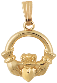 Claddagh Pendant - Locket (350x350), Png Download