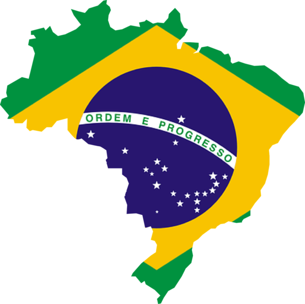 Corpo Em Forma Brasil - Brazil Flag Map (600x597), Png Download