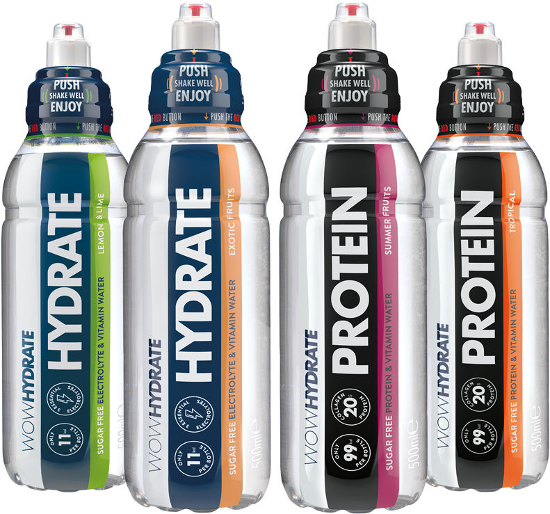 Push The Cap - Wow Hydrate (800x766), Png Download