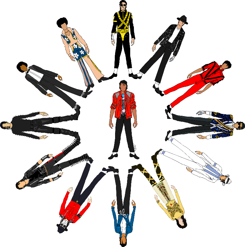 Moon Walk Michael Jackson - Illustration (796x800), Png Download