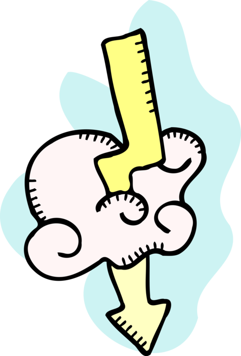 Vector Illustration Of Weather Forecast Lightning Bolt (473x700), Png Download