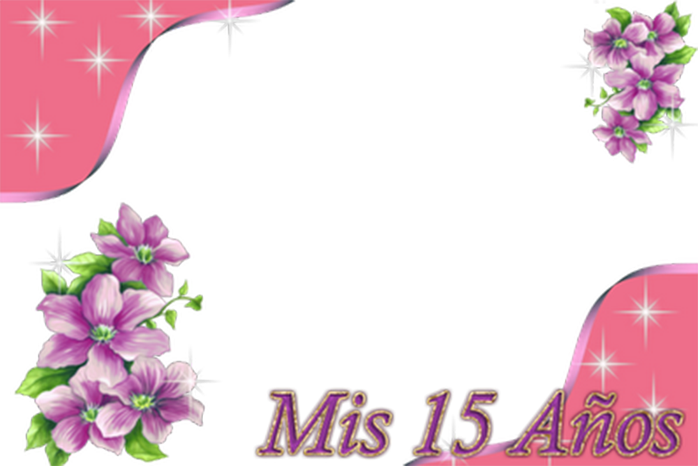 Marco De Fotos 15 Anos-3 - Marcos Para Invitaciones De Xv Años (1000x668), Png Download