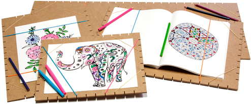 Jack Richeson Coloring Page Panels - Coloring Book (519x250), Png Download