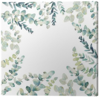 Watercolor Eucalyptus Card Design - Watercolor Eucalyptus (400x400), Png Download