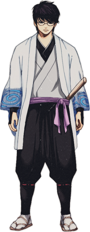 Manga “gintama” Color By @modestrogue - Gintama Shinpachi Timeskip (293x750), Png Download