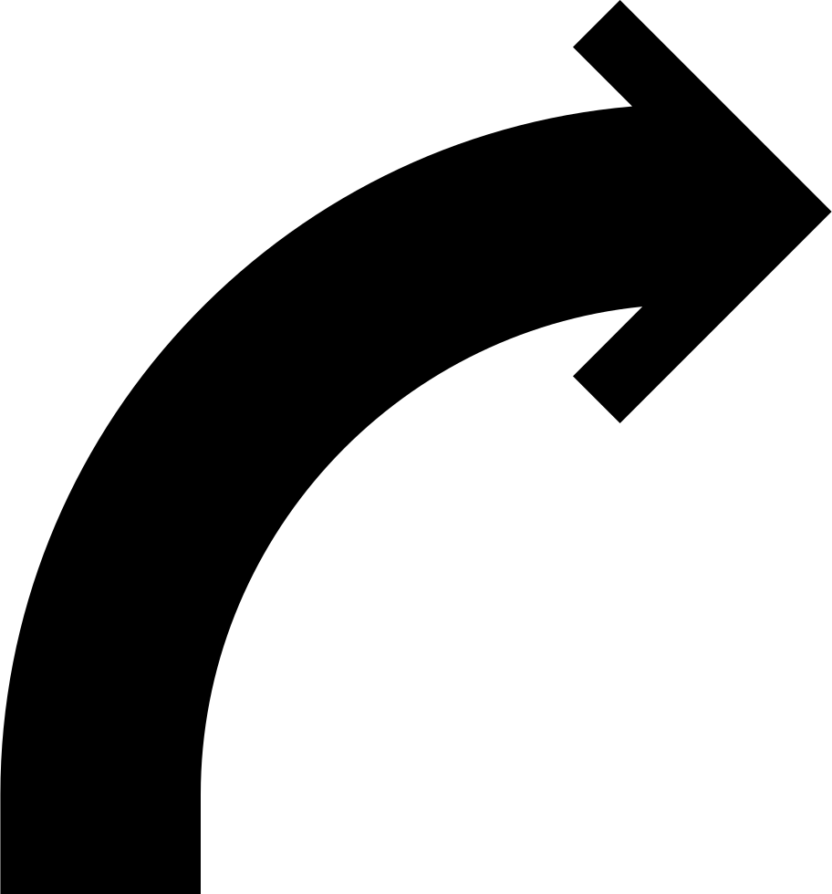 Curve Arrow - - Curve Arrow Png (912x980), Png Download