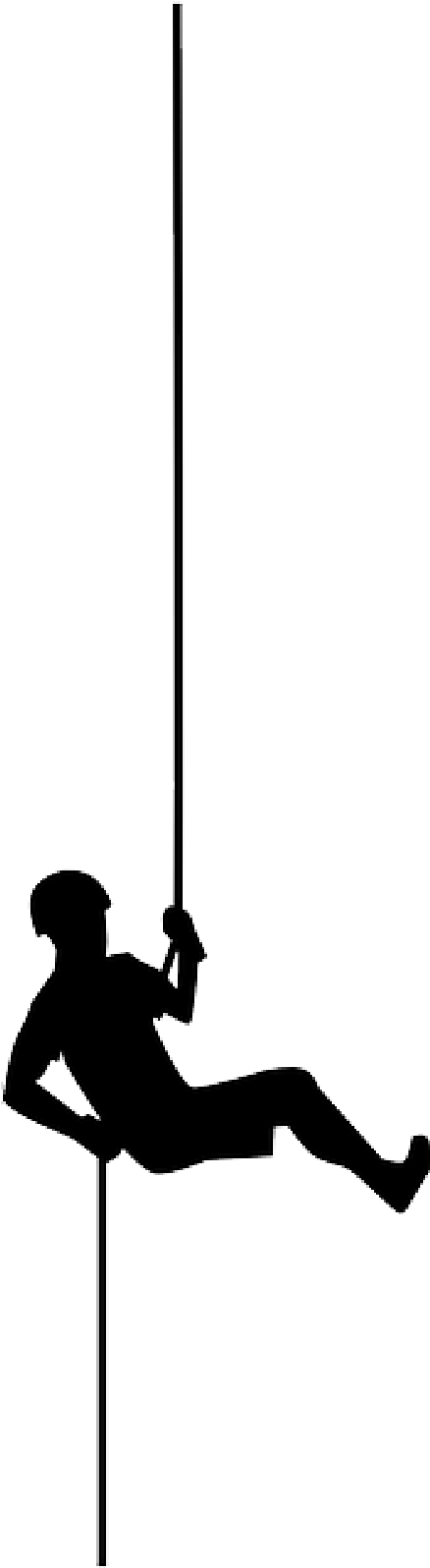 Mb Image/png - Rappelling Silhouette Png (800x1600), Png Download