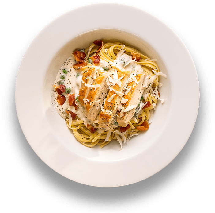 Creamy Chicken Pasta - Creamy Chicken Pasta Png (709x758), Png Download