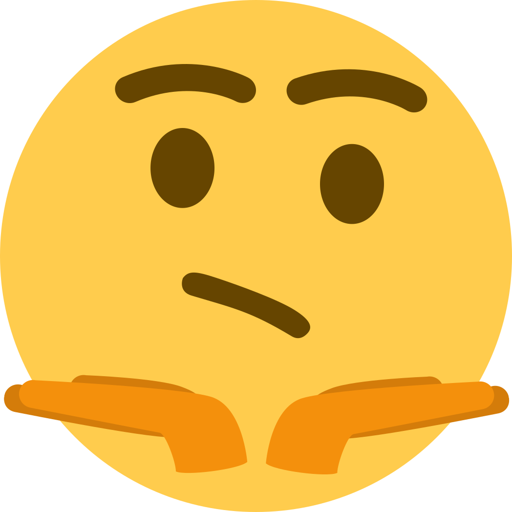 Shrugging - Discord Shrug Emoji (1048x1048), Png Download