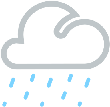 Weather Icon - Rain And Wind Wnbc Icon (400x400), Png Download