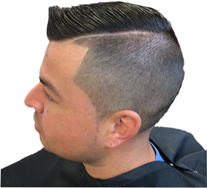 Beard Trims - Hairstyle (411x381), Png Download