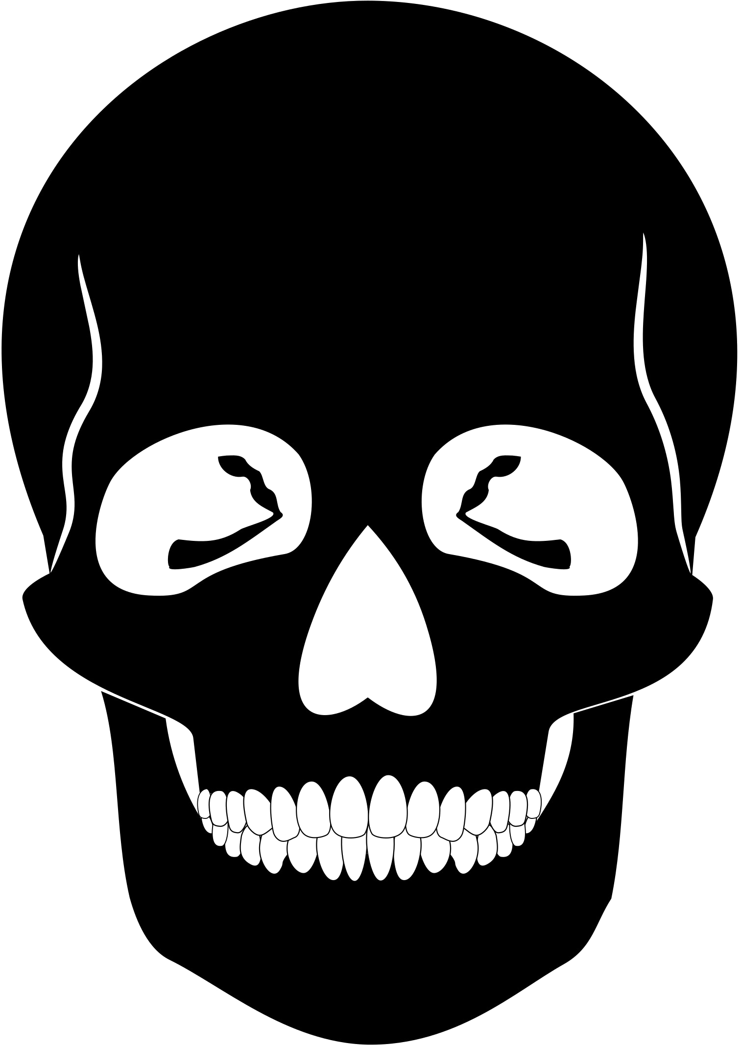 Vetor Bandeira Americana Na Caveira (1697x2400), Png Download