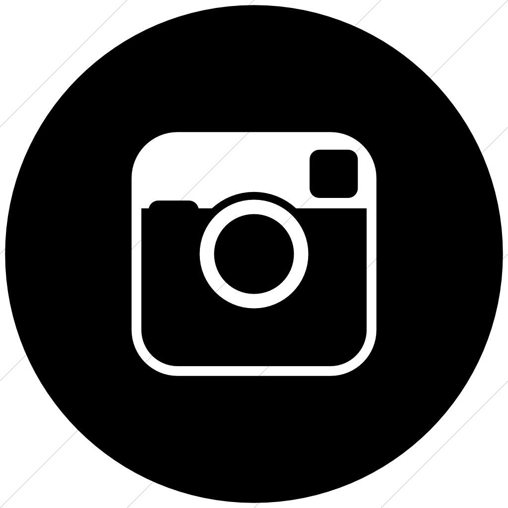 Download Download Instagram Icon Black Circle Clipart Computer - Black  Round Instagram Logo PNG Image with No Background 