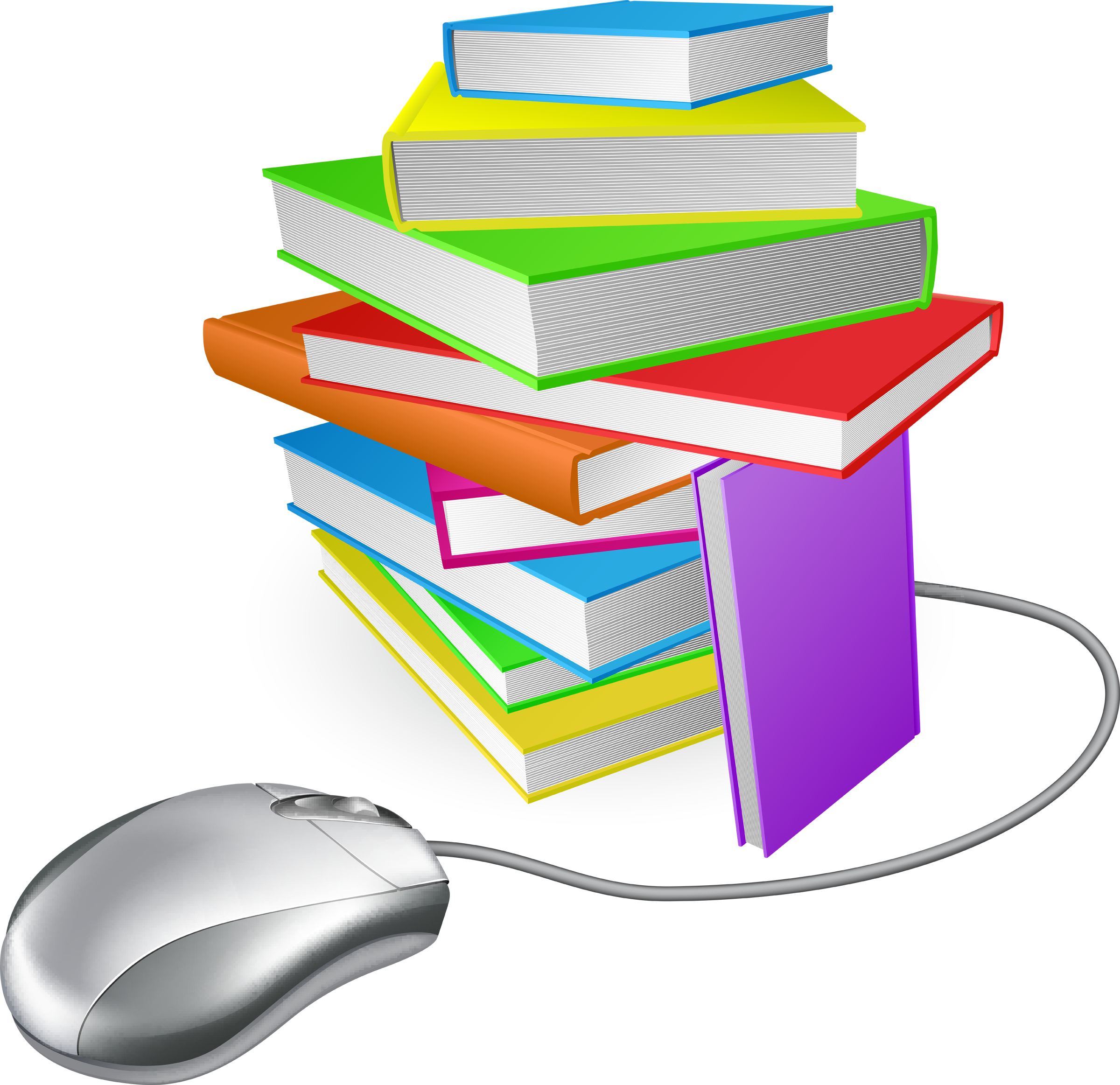 Book Png Transparent - Book With Mouse Png (2400x2325), Png Download