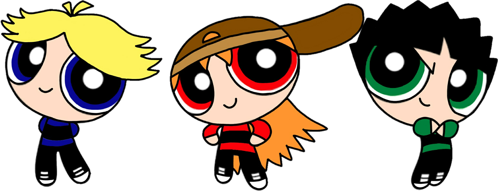 Rowdyruff Boys 2016 Reboot - Rowdyruff Boys Pooh (1670x643), Png Download