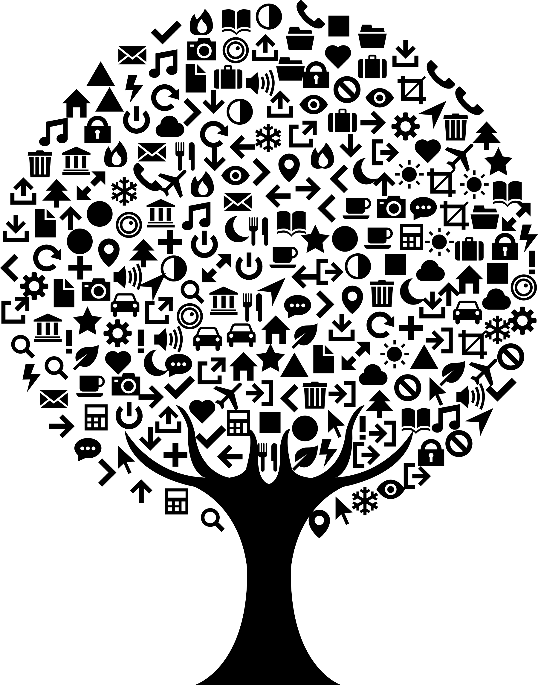 This Free Icons Png Design Of Abstract Icons Tree (1800x2290), Png Download