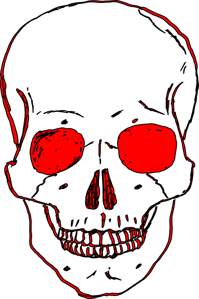 Skull - Skull Clipart (396x595), Png Download