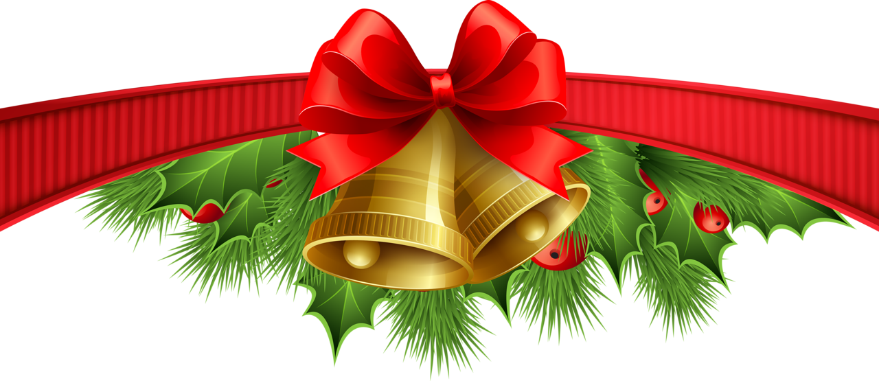 Christmas Ribbon Transparent Background (1280x555), Png Download