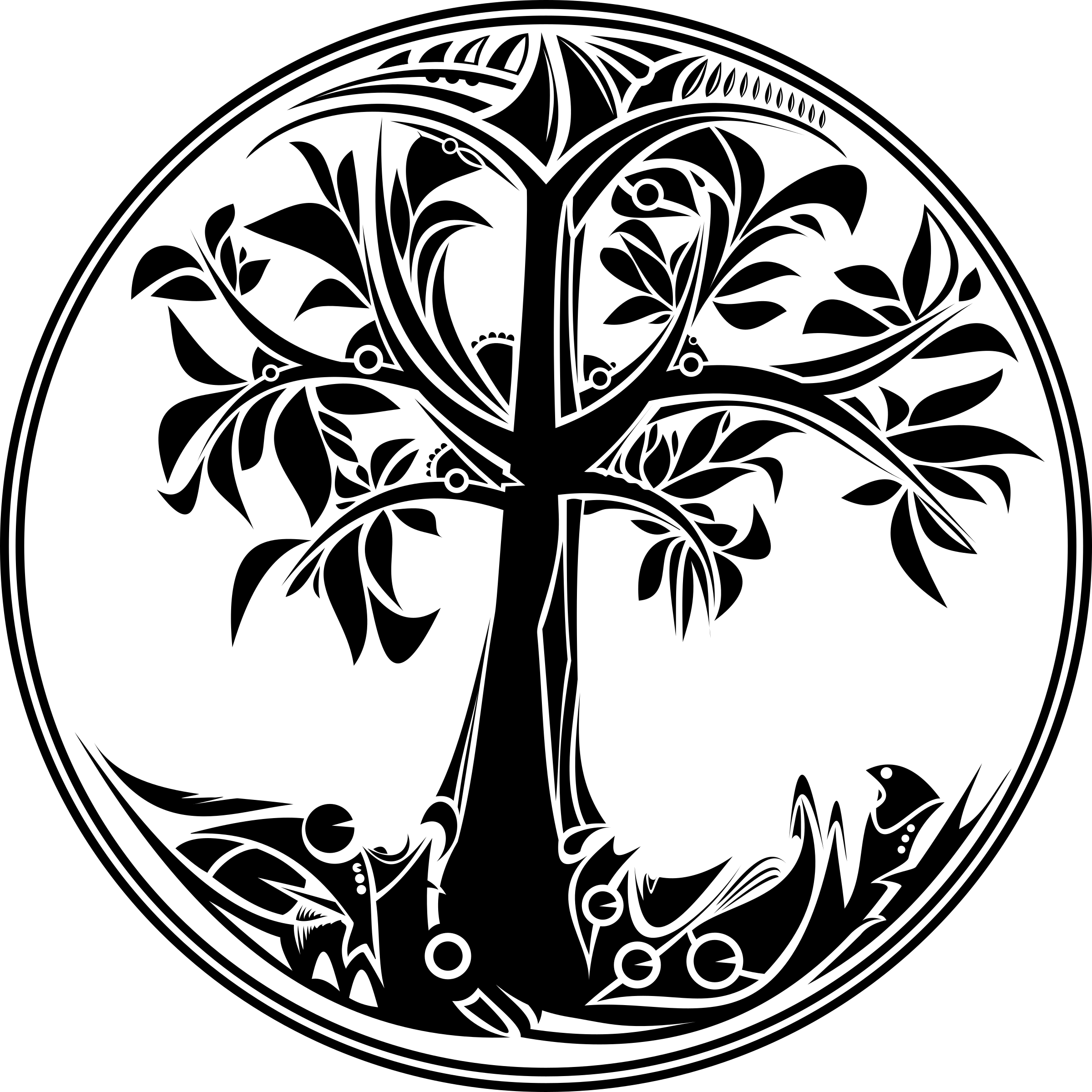 This Free Icons Png Design Of Tree Of Life (2400x2400), Png Download