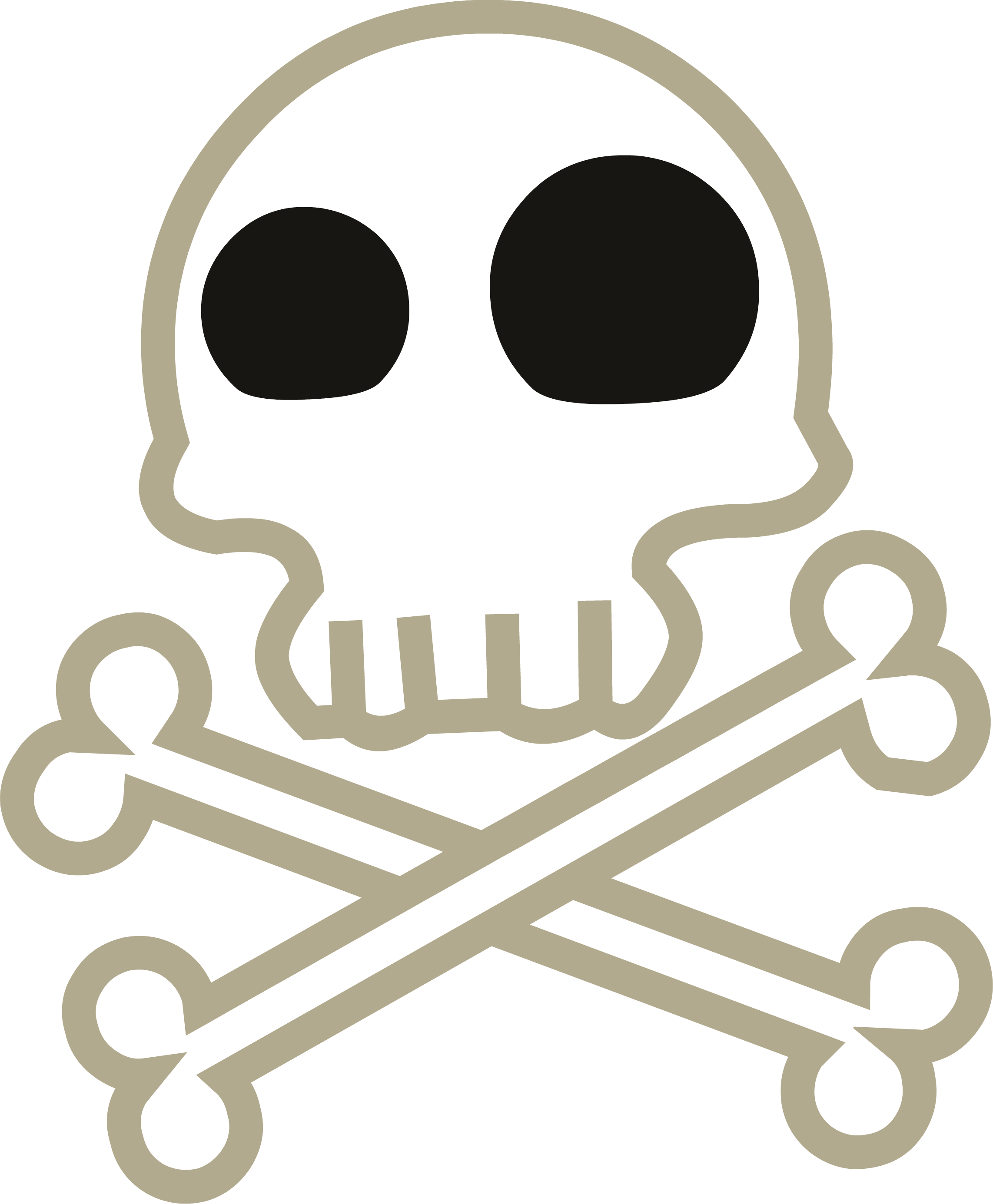 Ponymaker Skull - Mlp Skull Cutie Mark (2285x2772), Png Download