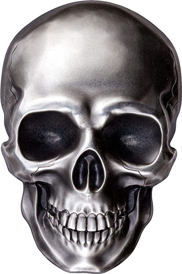 Metal Skull Png (744x1119), Png Download