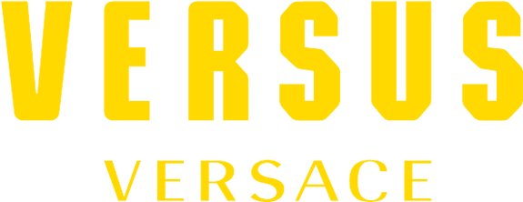 Versus Versace Logo, Yellow - Versus Versace Shoe Box (650x300), Png Download