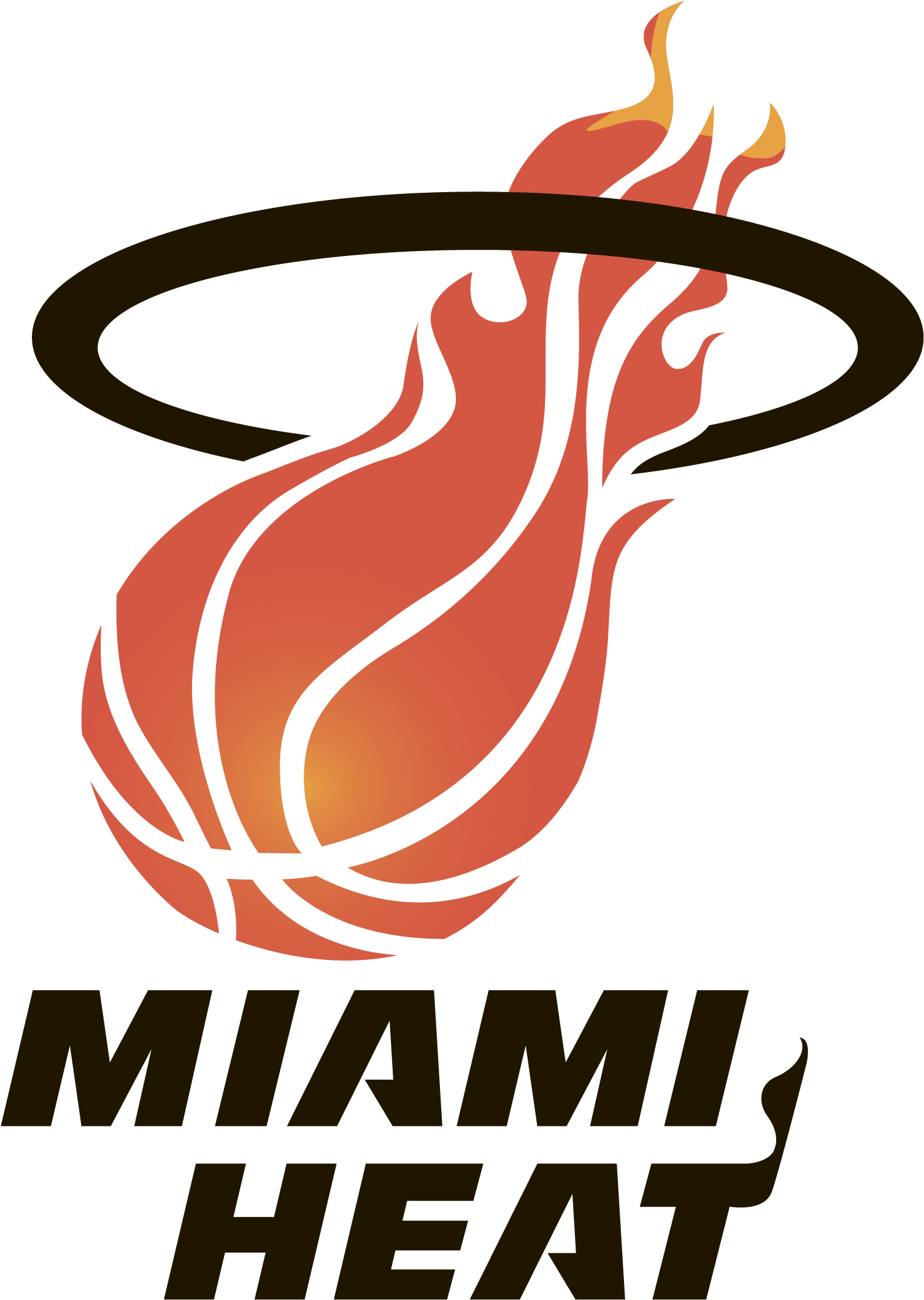 Miami Heat Logo - Miami Heat Logo 1993 (3840x2160), Png Download